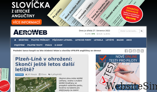 aeroweb.cz Screenshot
