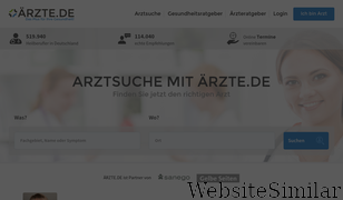 aerzte.de Screenshot