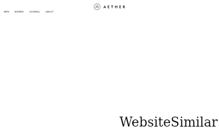 aetherapparel.com Screenshot