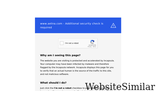 aetna.com Screenshot
