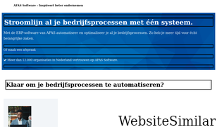 afas.nl Screenshot