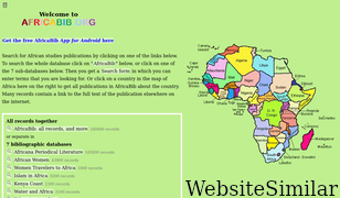 africabib.org Screenshot