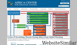 africacenter.org Screenshot