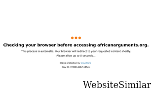 africanarguments.org Screenshot