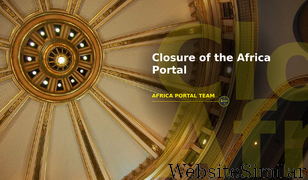 africaportal.org Screenshot