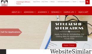 africau.edu Screenshot
