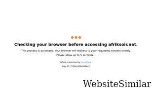 afriksoir.net Screenshot