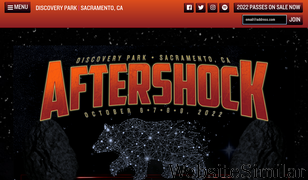 aftershockfestival.com Screenshot