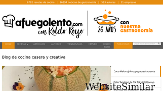 afuegolento.com Screenshot