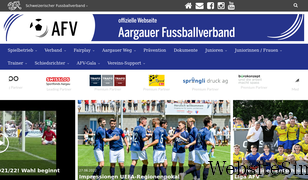 afv.ch Screenshot