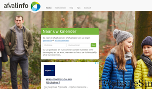 afvalinfo.nl Screenshot