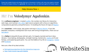 agafonkin.com Screenshot