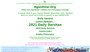 agasthiar.org Screenshot
