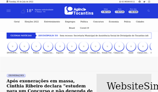 agenciatocantins.com.br Screenshot