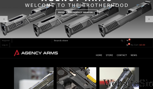 agencyarms.com Screenshot