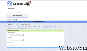 agenda-loto.net Screenshot