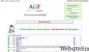 agf.ro Screenshot