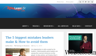 agileleanlife.com Screenshot