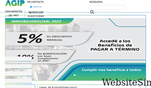 agip.gov.ar Screenshot