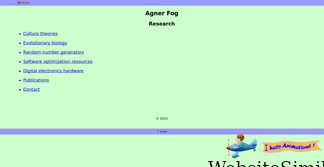 agner.org Screenshot