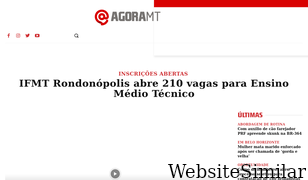 agoramt.com.br Screenshot