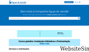 aguasdejoinville.com.br Screenshot