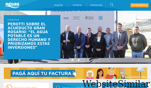 aguassantafesinas.com.ar Screenshot