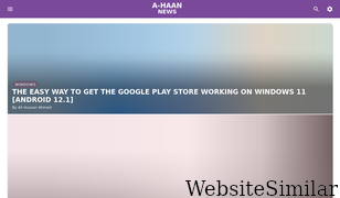 ahaan.co.uk Screenshot