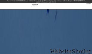 ahava.com Screenshot