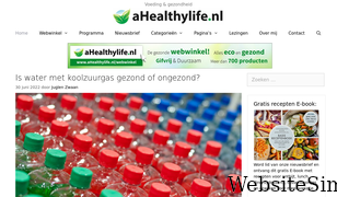 ahealthylife.nl Screenshot