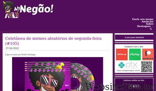 ahnegao.com.br Screenshot
