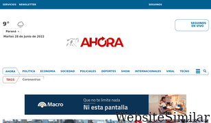 ahora.com.ar Screenshot