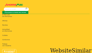 ahorramas.com Screenshot