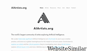 aiartists.org Screenshot