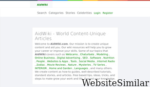 aidwiki.com Screenshot