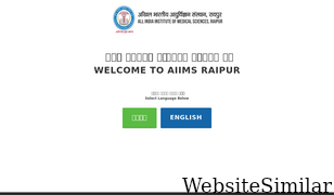 aiimsraipur.edu.in Screenshot