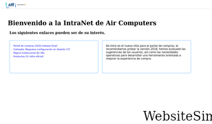 air-intra.com Screenshot