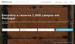 aircourts.com Screenshot