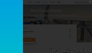 airfarewatchdog.com Screenshot