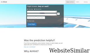 airhint.com Screenshot