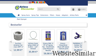 airless-discounter.de Screenshot