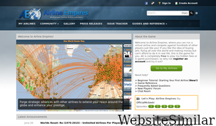airline-empires.com Screenshot