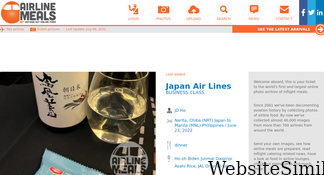 airlinemeals.net Screenshot
