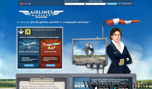 airlines-manager.com Screenshot