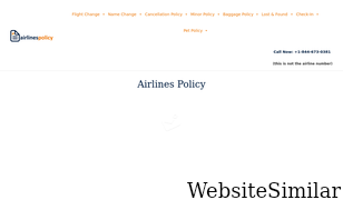 airlinespolicy.com Screenshot