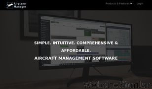 airplanemanager.com Screenshot