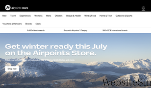 airpointsstore.co.nz Screenshot