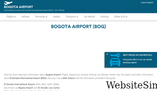 airport-bogota.com Screenshot