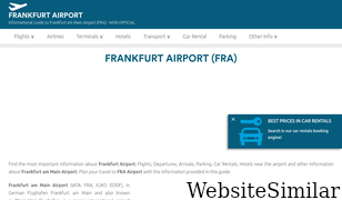 airport-fra.com Screenshot