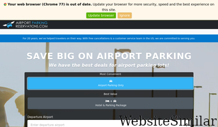 airportparkingreservations.com Screenshot